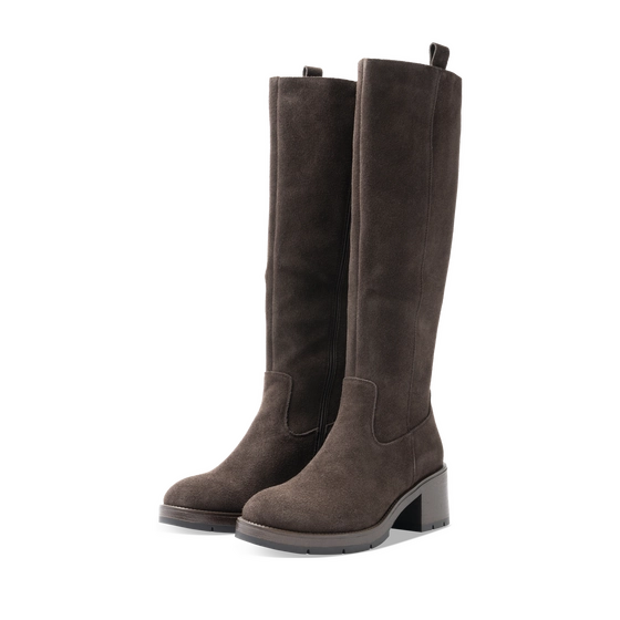 Bottes Marron Femme motif Uni Fermeture éclair                                                                                                     PATAUGAS CUIR