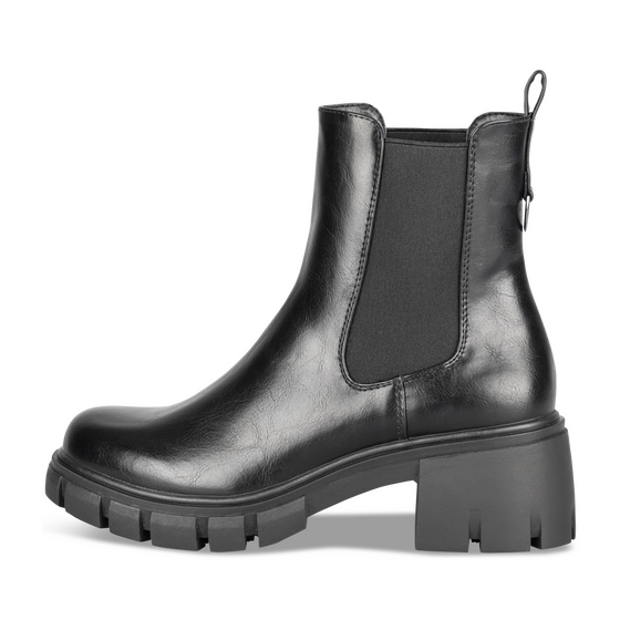 Bottines NOIR Femme motif Uni Elastique                                                                                                     MERRY SCOTT