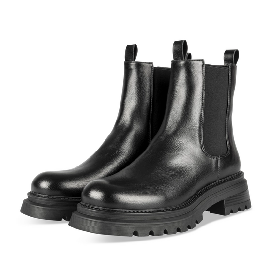 Bottines NOIR Femme motif Uni A enfiler                                                                                                     MERRY SCOTT