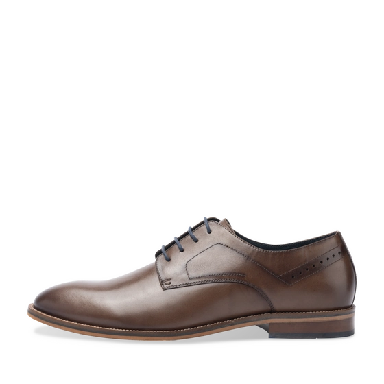 Derbies COGNAC Homme CUIR motif Uni Scratch                                                                                                     SAN MARINA