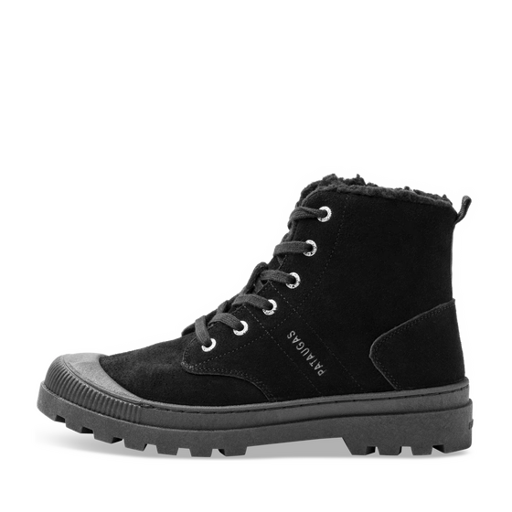 Baskets NOIR Femme motif Uni A enfiler                                                                                                     PATAUGAS CUIR