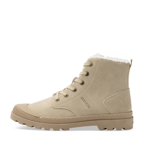 Bottines BEIGE Homme CUIR motif Uni Lacets + Fermeture éclair                                                                                                     PATAUGAS CUIR