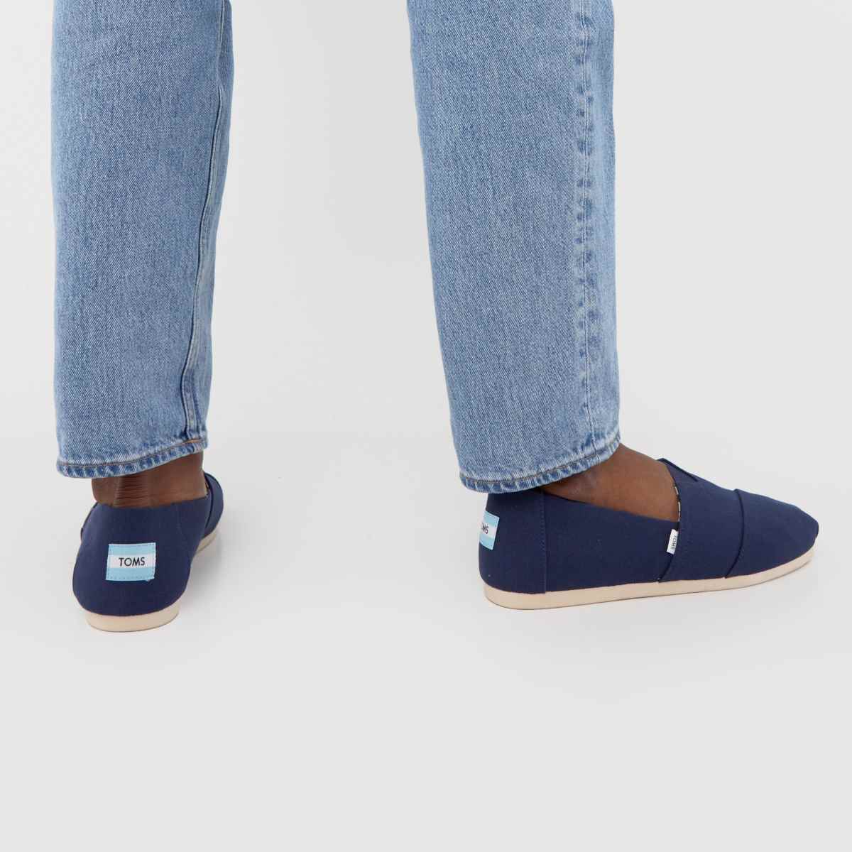 TOMS  Alp Cotton in Navy TOMS  Alp Cotton in Navy