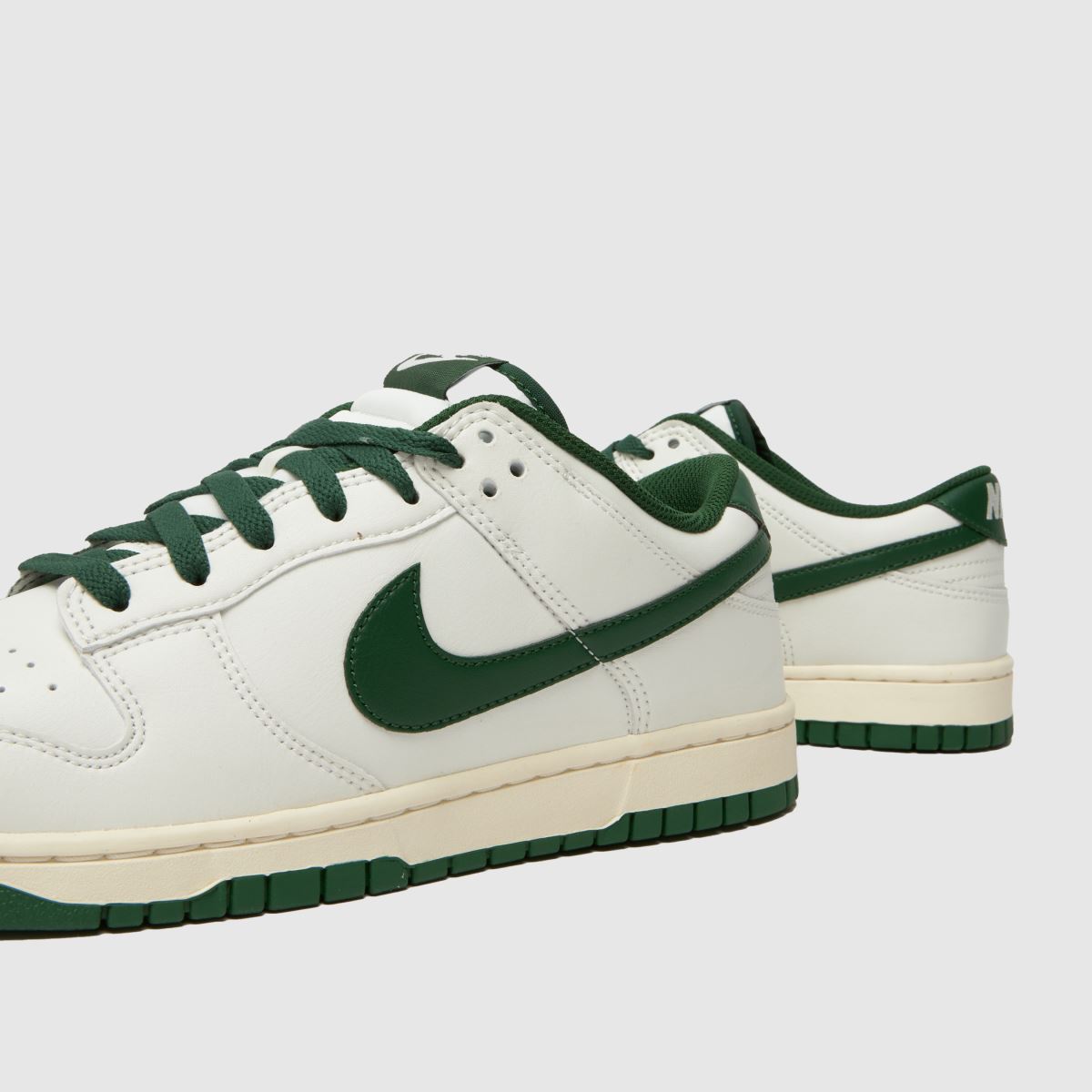 Nike  Dunk Low in White & Green Nike  Dunk Low in White & Green