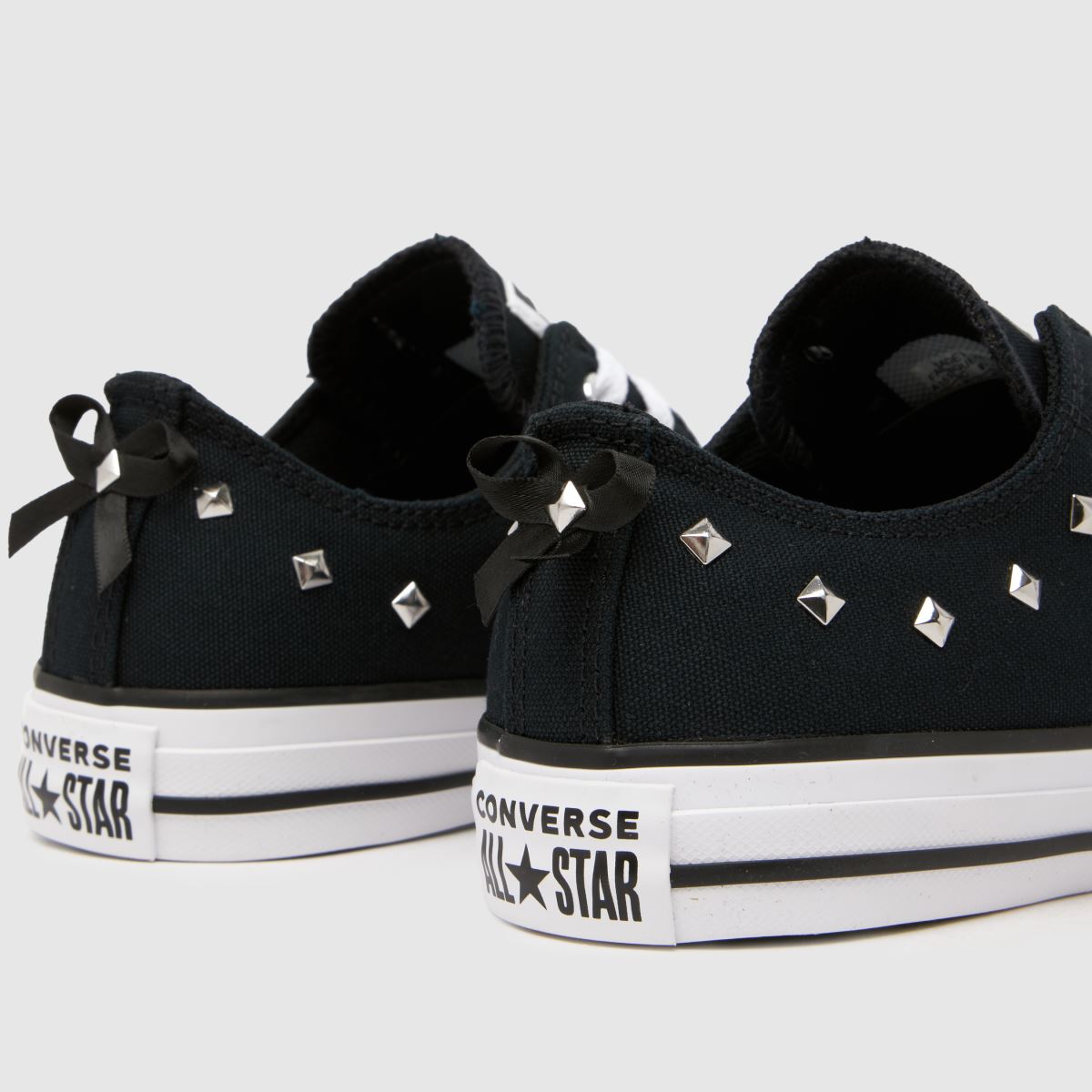 Converse  All Star Ox Stud in Black & White Converse  All Star Ox Stud in Black & White