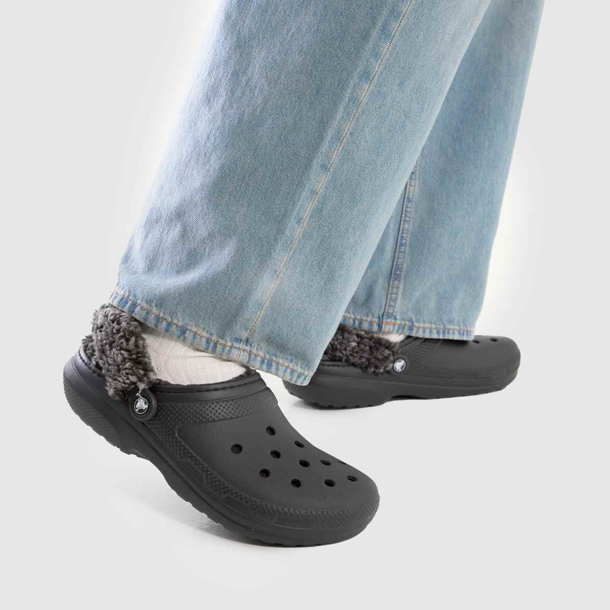 Crocs  Classic Fleece Lined Clog in Black Crocs  Classic Fleece Lined Clog in Black