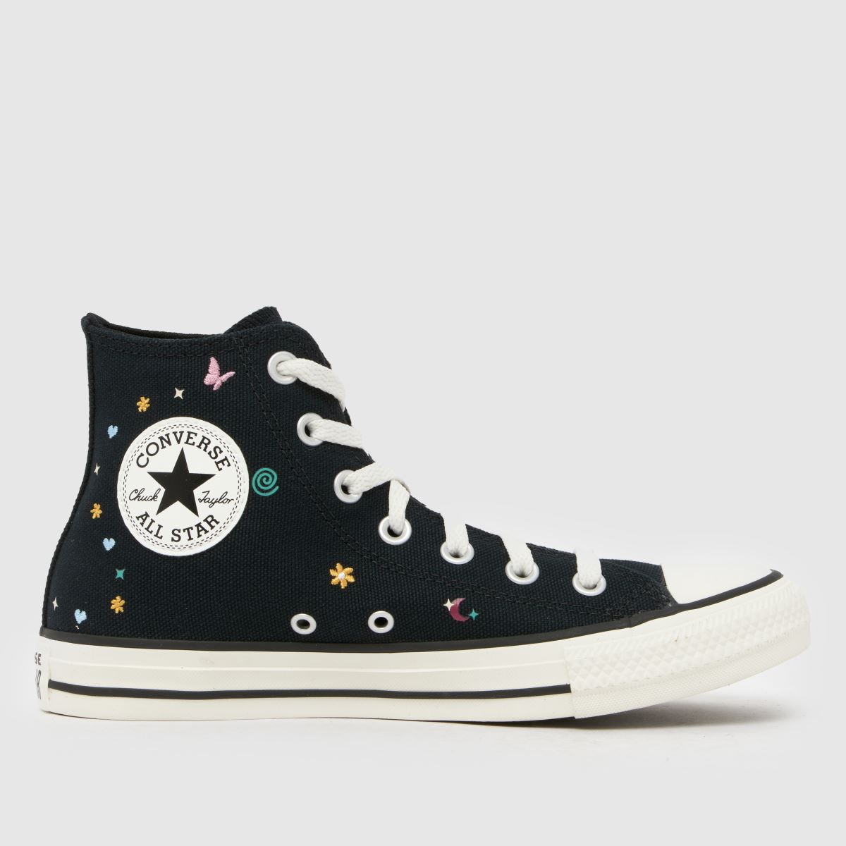 Converse  All Star Hi in Black Multi Converse  All Star Hi in Black Multi