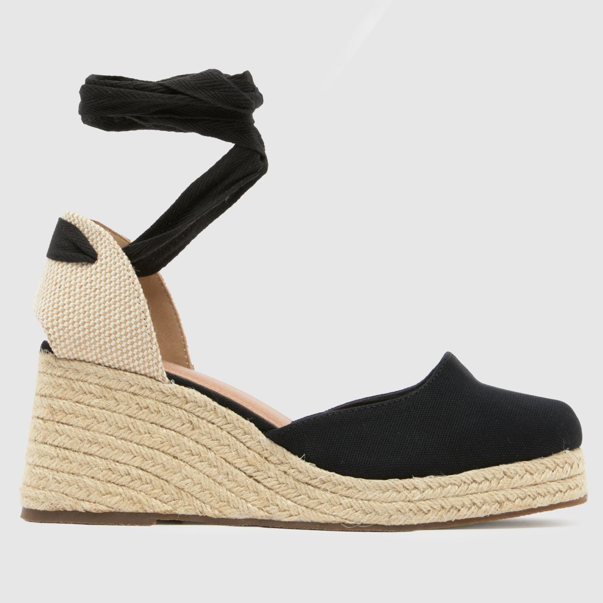 schuh  Wide Fit Veronica Espadrille in Black schuh  Wide Fit Veronica Espadrille in Black