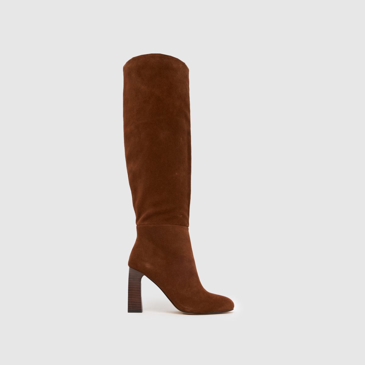 schuh  Draya Suede Knee High in Brown schuh  Draya Suede Knee High in Brown