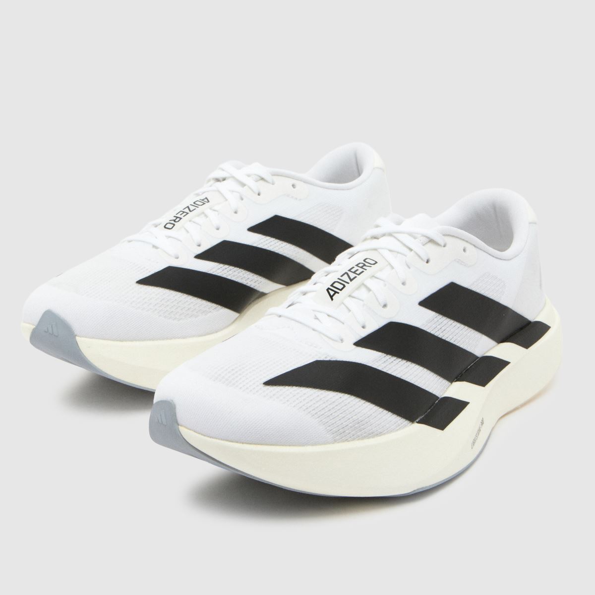 adidas  Adizero Evo SL in White & Black adidas  Adizero Evo SL in White & Black
