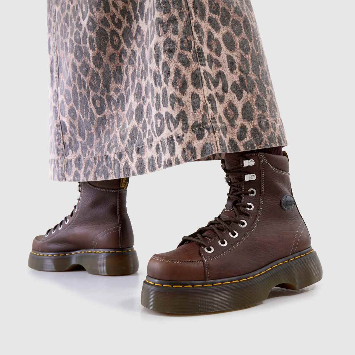 Dr Martens  Buzz 8 Eye in Dark Brown Dr Martens  Buzz 8 Eye in Dark Brown