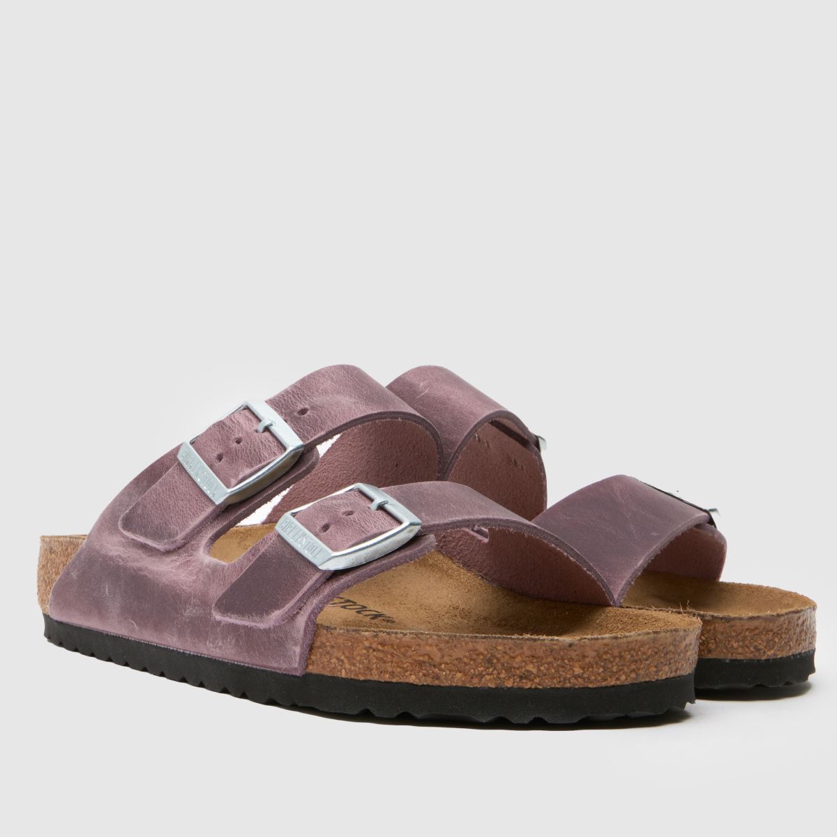 BIRKENSTOCK  Arizona Oiled Leather in Lilac BIRKENSTOCK  Arizona Oiled Leather in Lilac