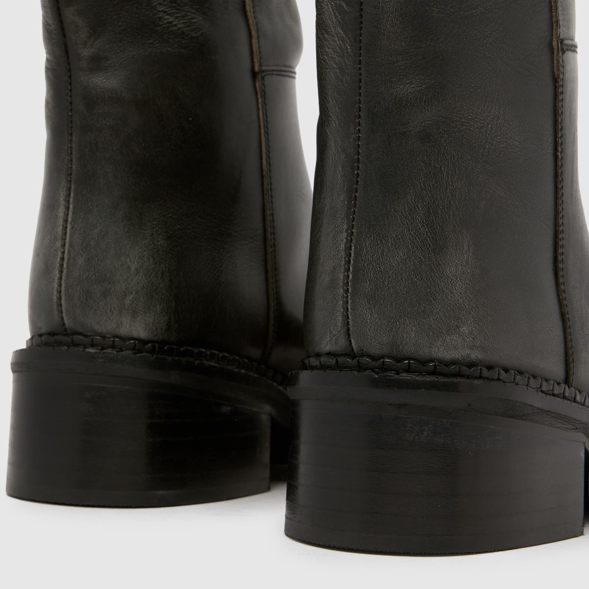 schuh  Doria Leather Knee High in Black schuh  Doria Leather Knee High in Black