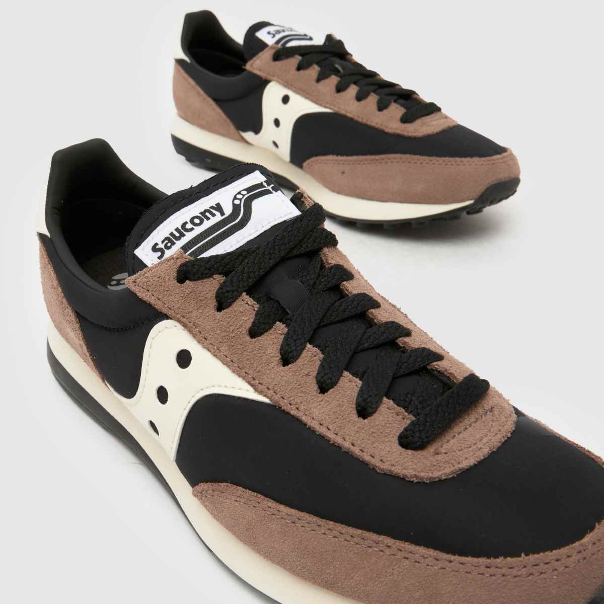 Saucony  Trainer 80 in Black & Brown Saucony  Trainer 80 in Black & Brown