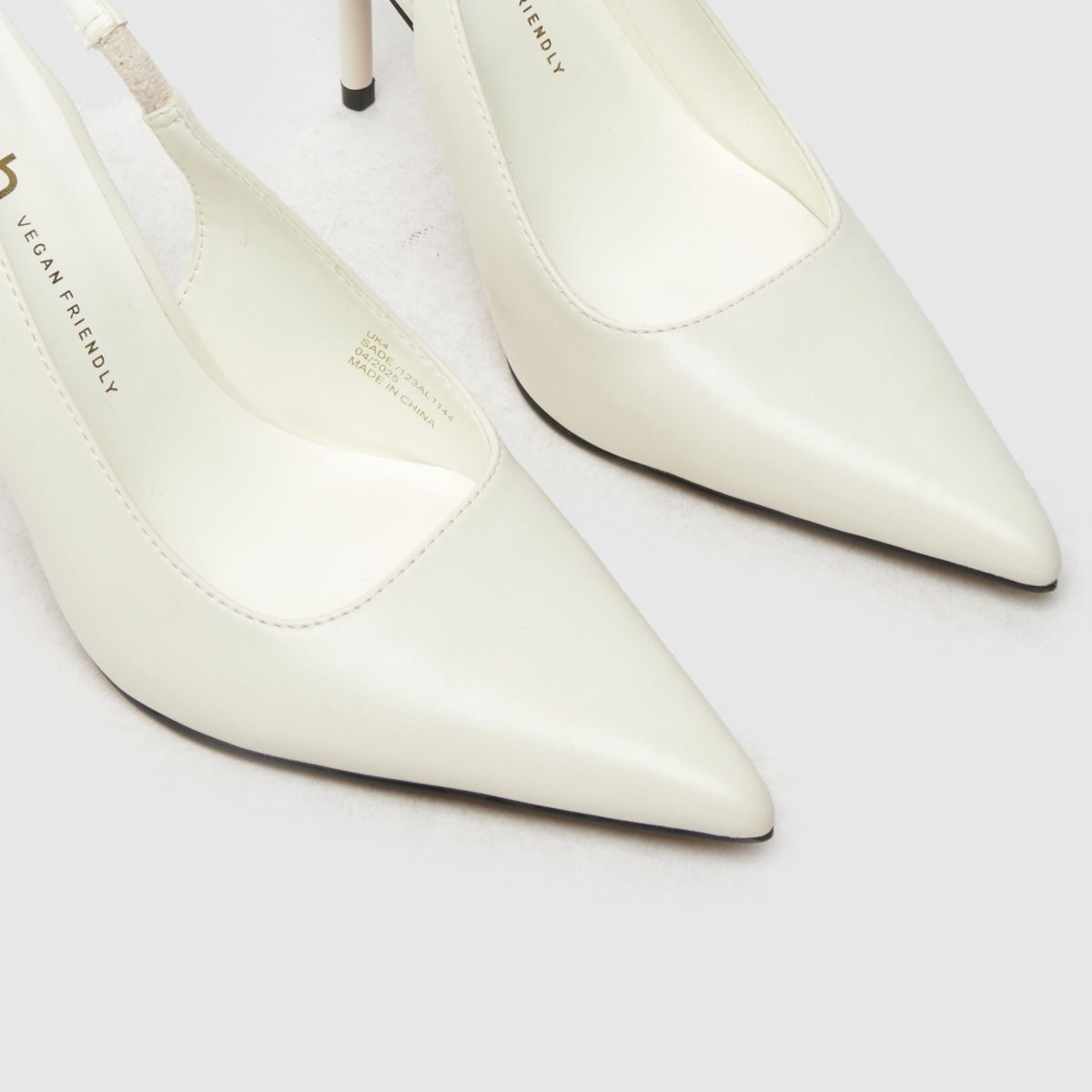 schuh  Sade Slingback Court in White schuh  Sade Slingback Court in White
