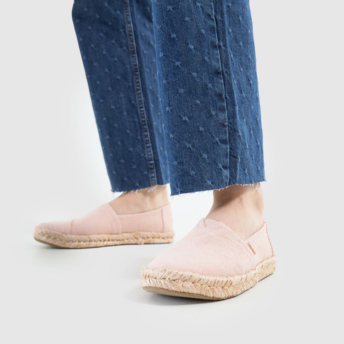 TOMS  Alpargata Rope 2.0 in Pale Pink TOMS  Alpargata Rope 2.0 in Pale Pink
