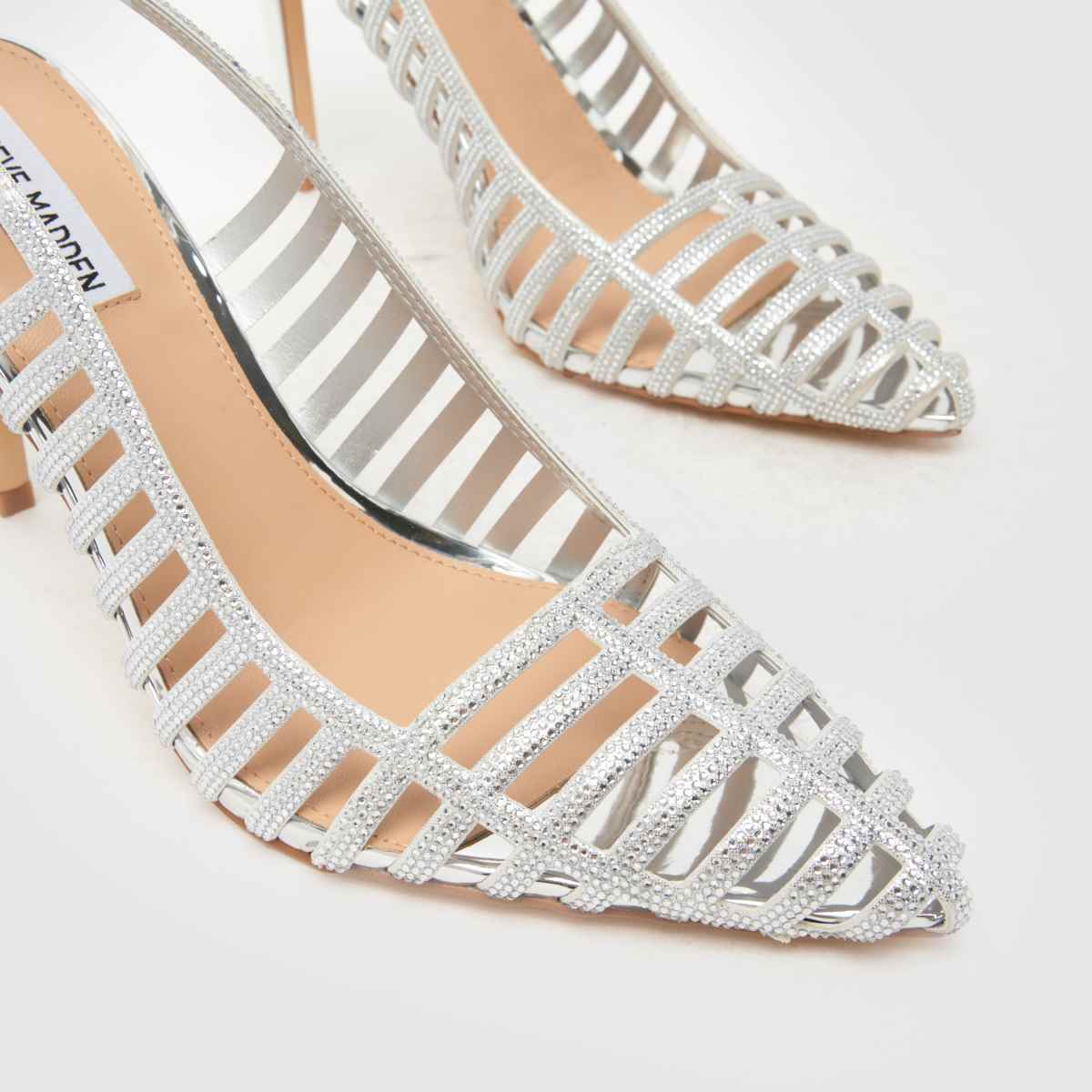 Steve Madden  Carleigh Caged in Silver Steve Madden  Carleigh Caged in Silver