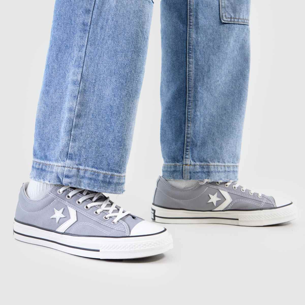 Converse  Star Player 76 in Grey Converse  Star Player 76 in Grey