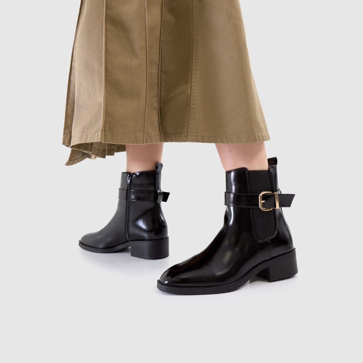 schuh  Cadie Buckle Chelsea in Black schuh  Cadie Buckle Chelsea in Black