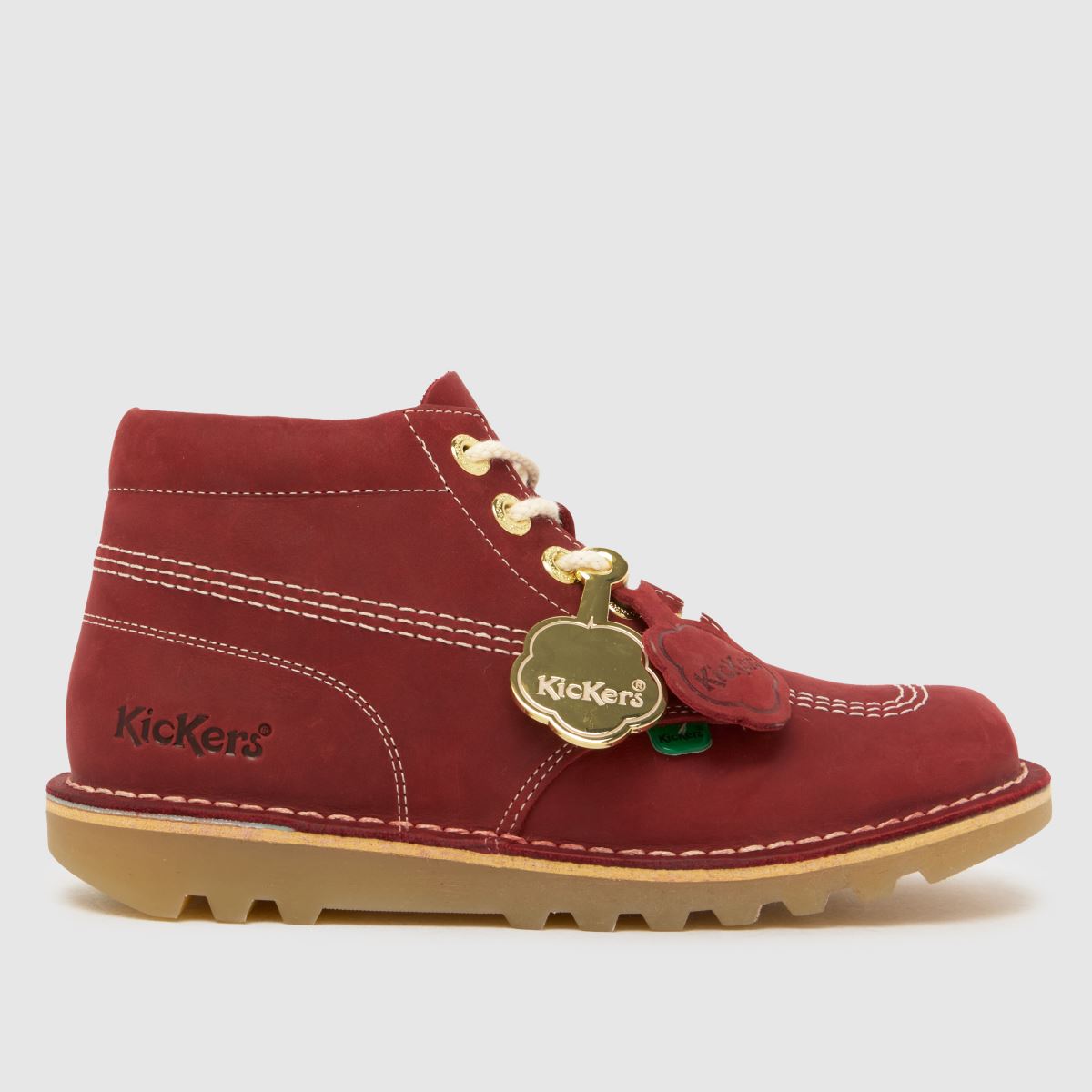 Kickers Classics  Kick Hi Goldie in Red Kickers Classics  Kick Hi Goldie in Red