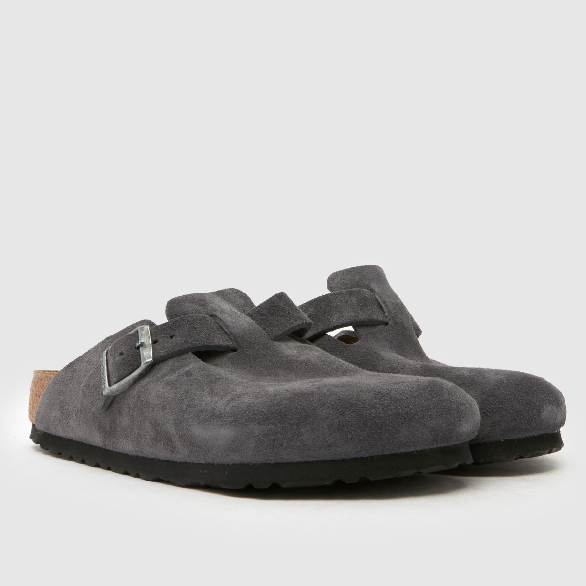 BIRKENSTOCK  Boston Clog in Grey BIRKENSTOCK  Boston Clog in Grey