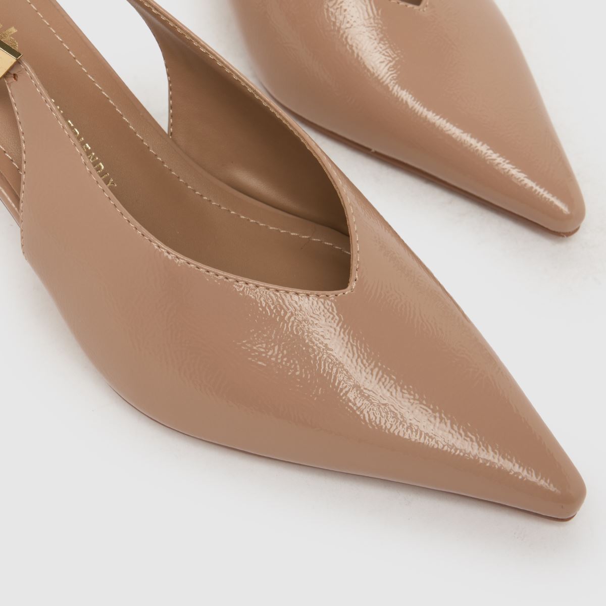 schuh  Sage Buckle Slingback Court in Taupe schuh  Sage Buckle Slingback Court in Taupe