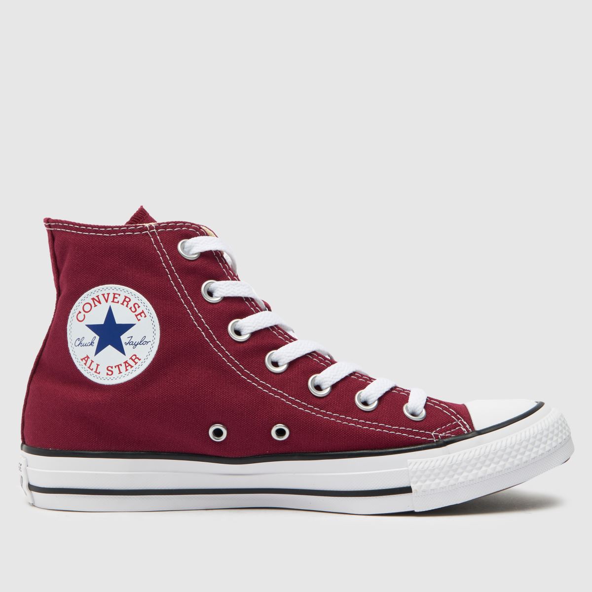 Converse  All Star Hi in Burgundy Converse  All Star Hi in Burgundy