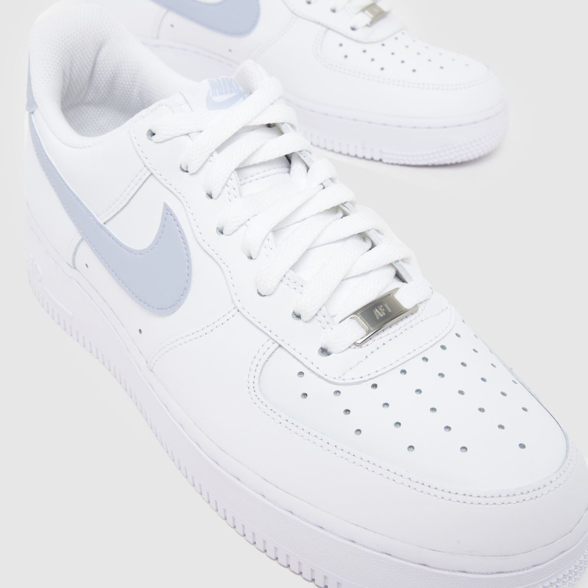 Nike  Air Force 1 in White & grey Nike  Air Force 1 in White & grey