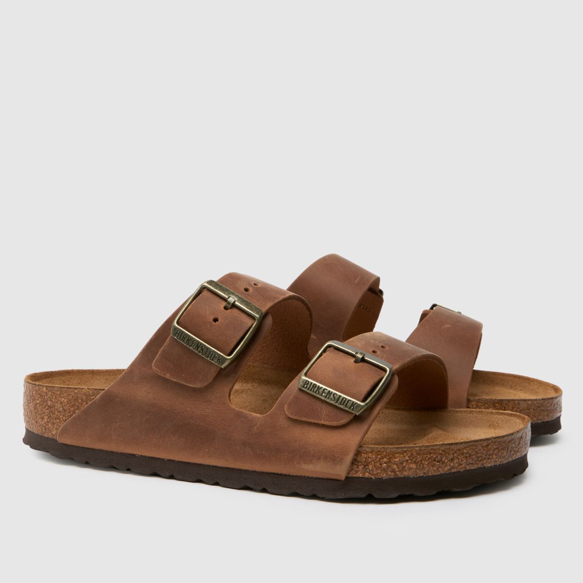 BIRKENSTOCK  Arizona Oiled Leather in Cognac BIRKENSTOCK  Arizona Oiled Leather in Cognac