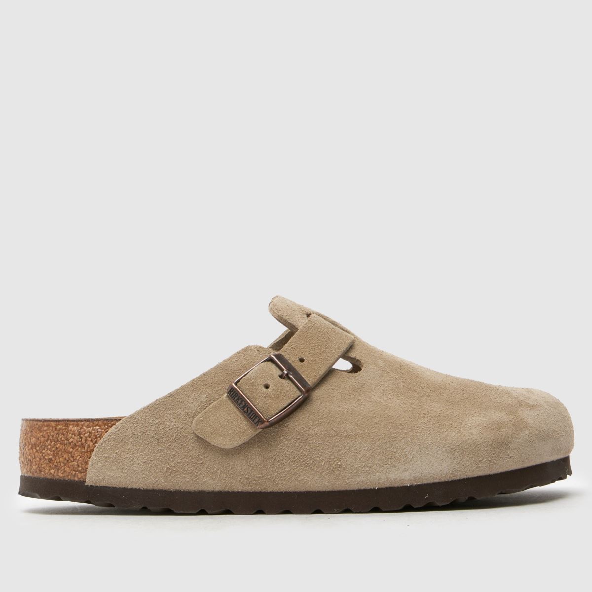 BIRKENSTOCK  Boston Clog in Taupe BIRKENSTOCK  Boston Clog in Taupe