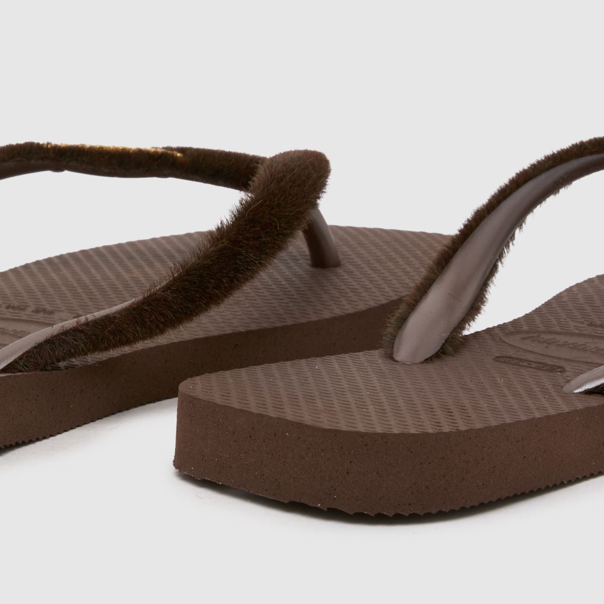 Havaianas  Slim Square Plush in Brown Havaianas  Slim Square Plush in Brown