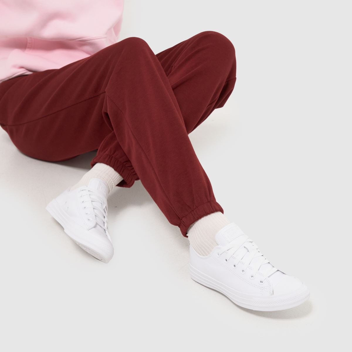 Converse  All Star Mono Ox in White Converse  All Star Mono Ox in White