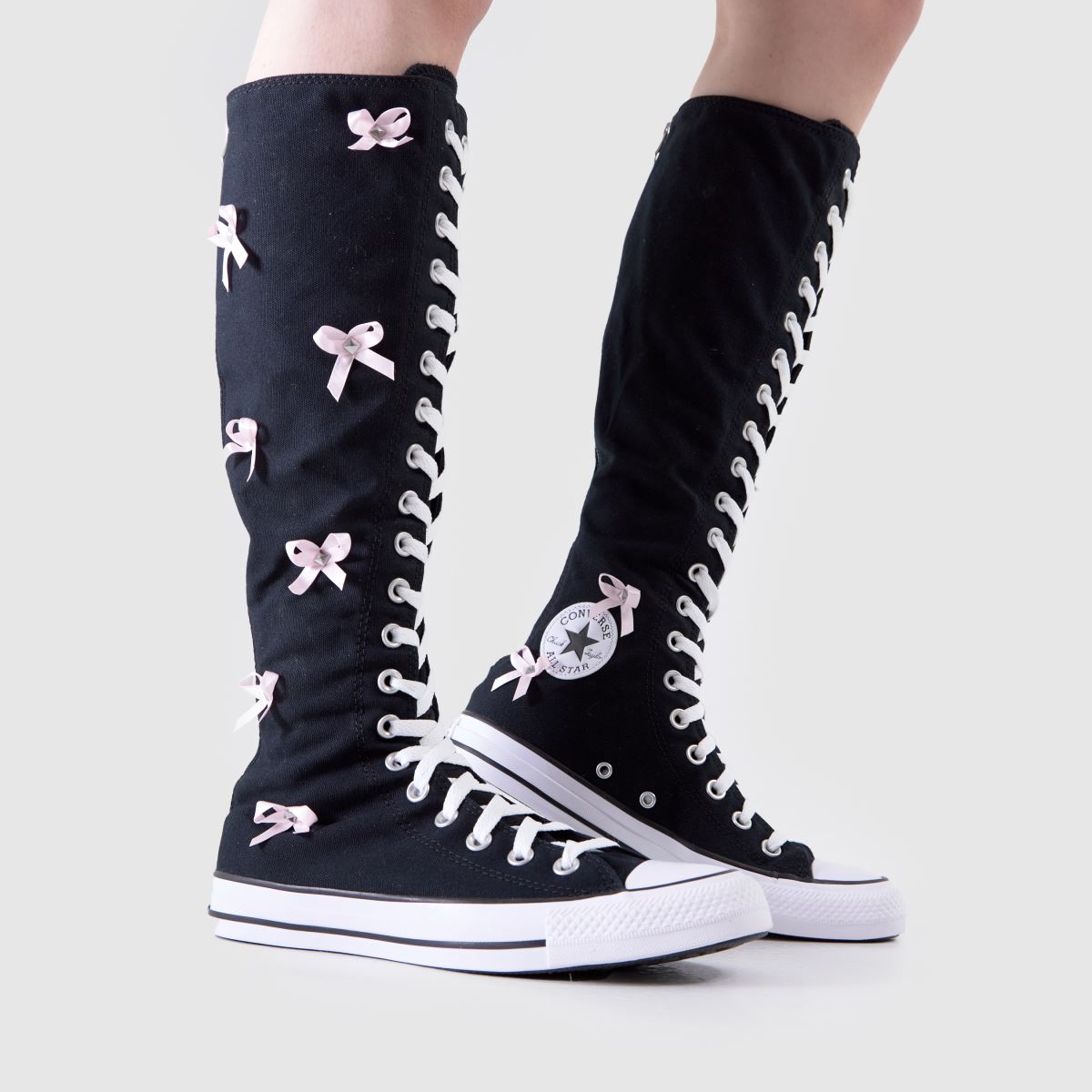 Converse  All Star XXHi in Black & pink Converse  All Star XXHi in Black & pink