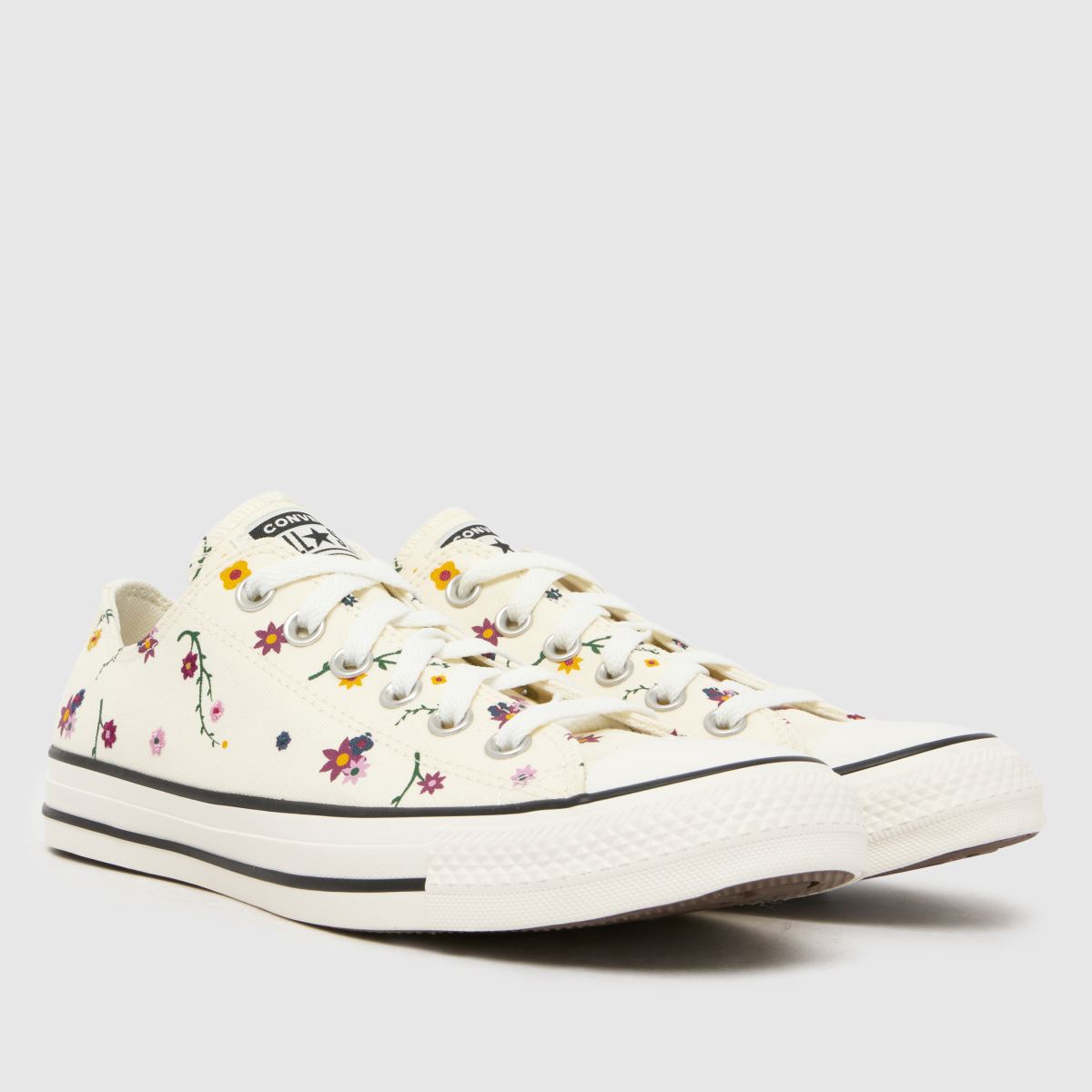 Converse  All Star Ox in White Multi Converse  All Star Ox in White Multi