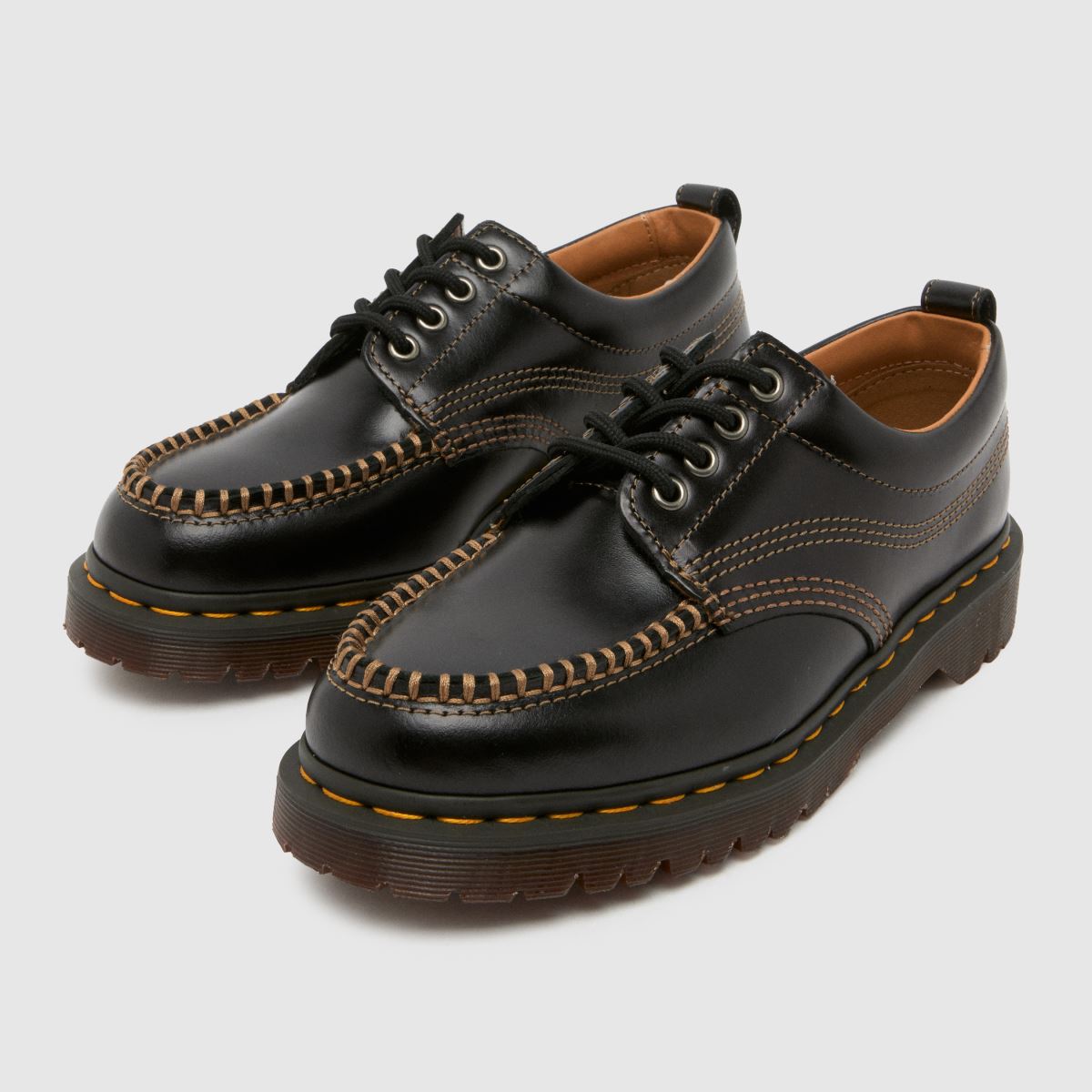 Dr Martens  Lowell 4 Eye in Black Dr Martens  Lowell 4 Eye in Black