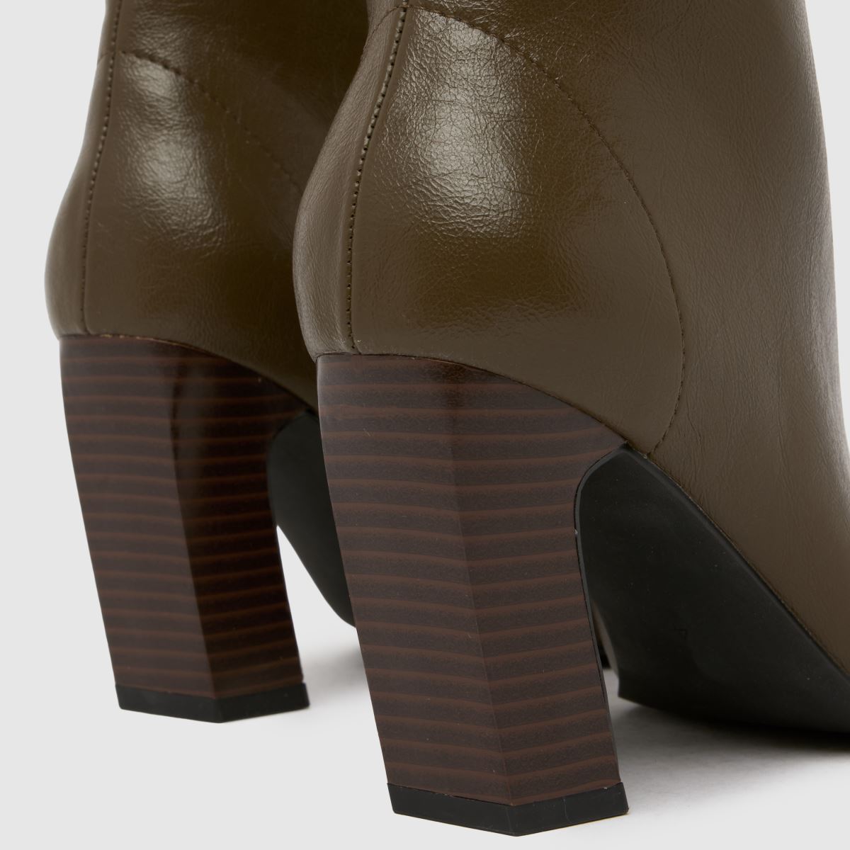 schuh  Bryson Stack Heel in Dark Green schuh  Bryson Stack Heel in Dark Green