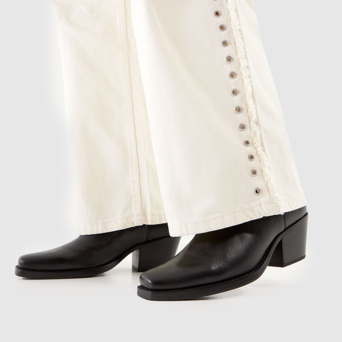 schuh  Bess Leather Western in Black schuh  Bess Leather Western in Black