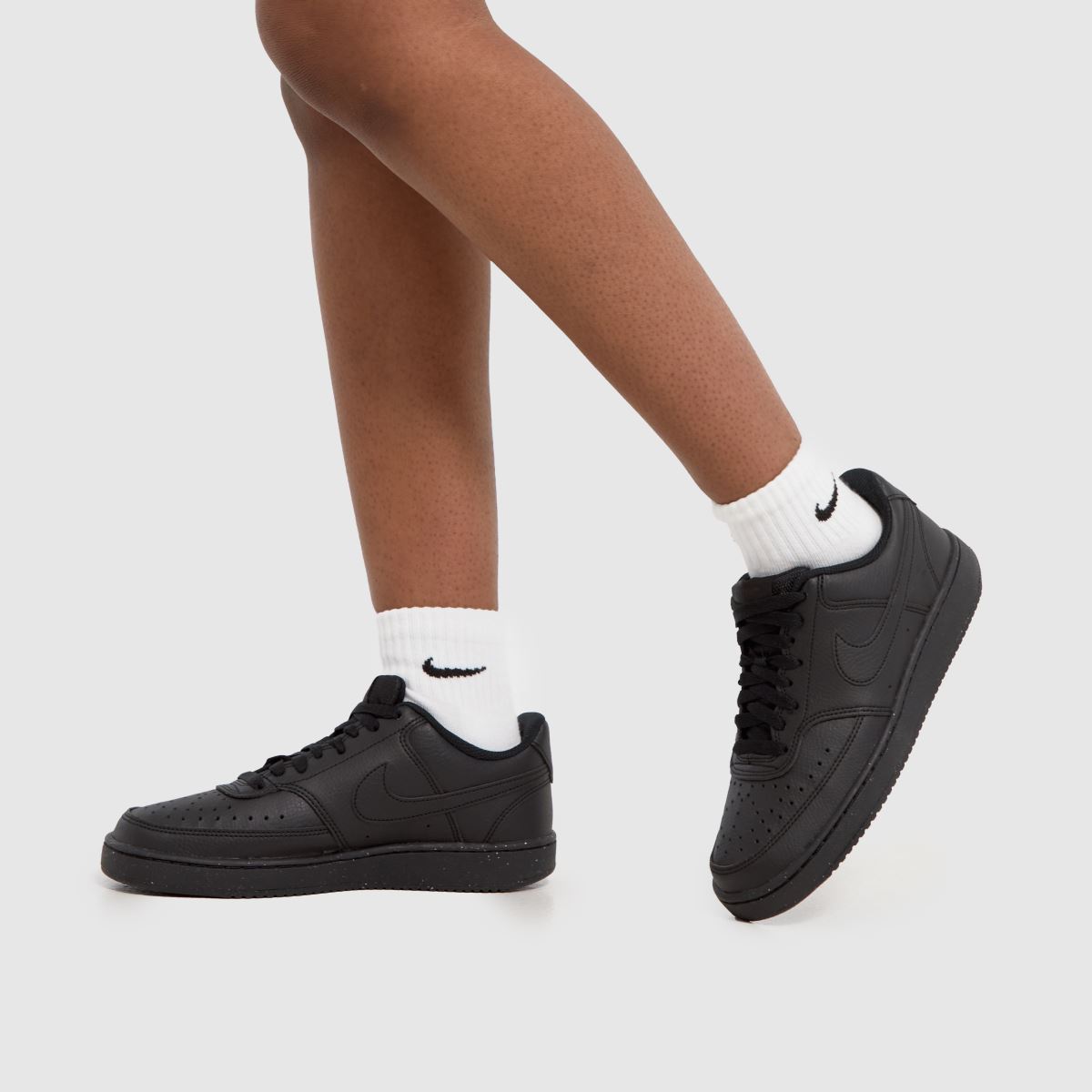 Nike  Court Vision Low Better in Black Nike  Court Vision Low Better in Black