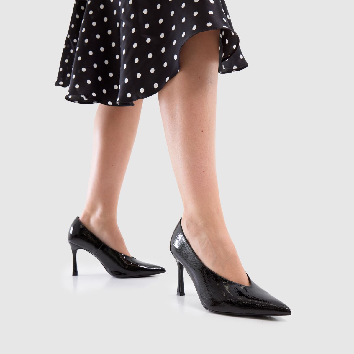 schuh  Shy High Vamp Court in Black schuh  Shy High Vamp Court in Black