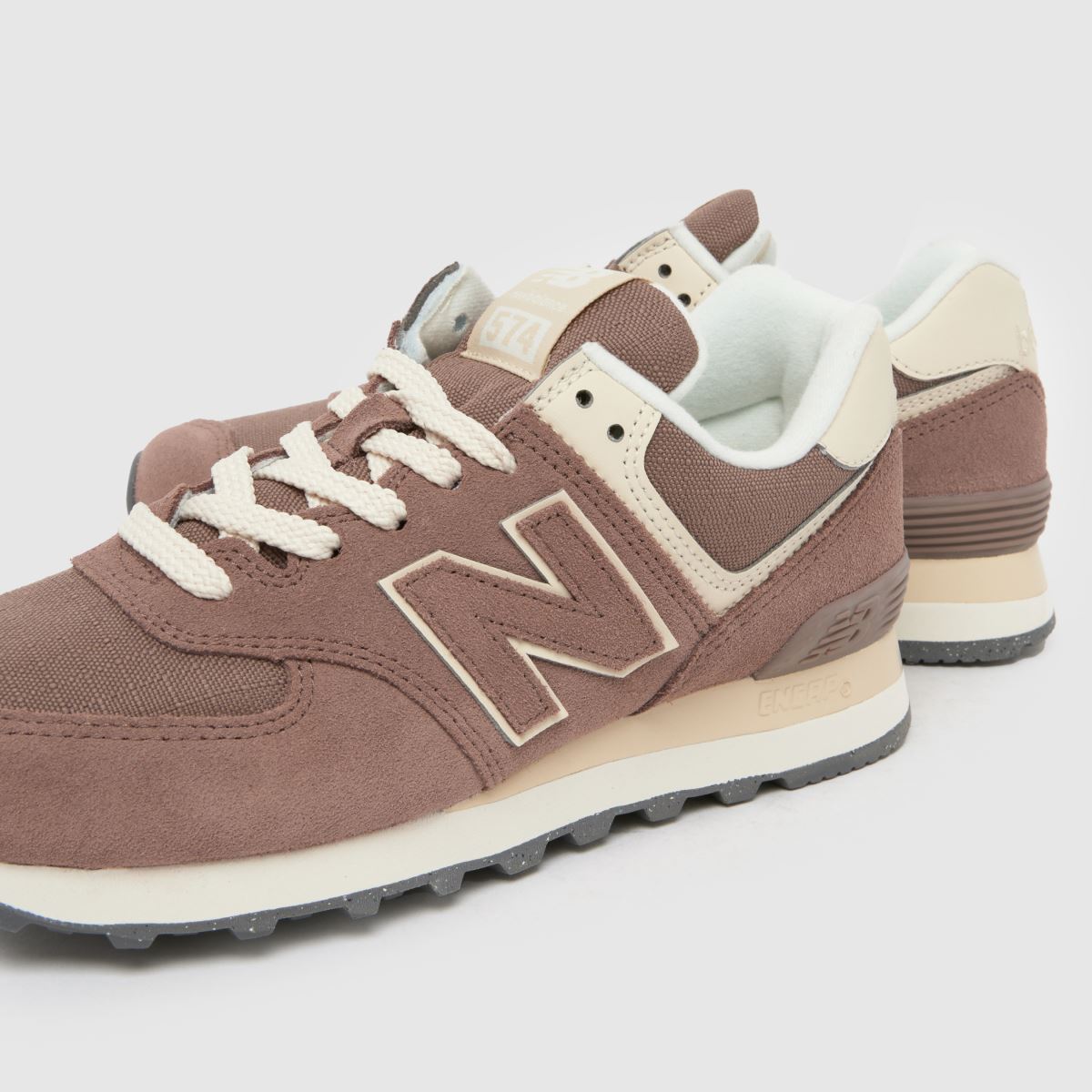 New Balance  574 in Beige & Brown New Balance  574 in Beige & Brown