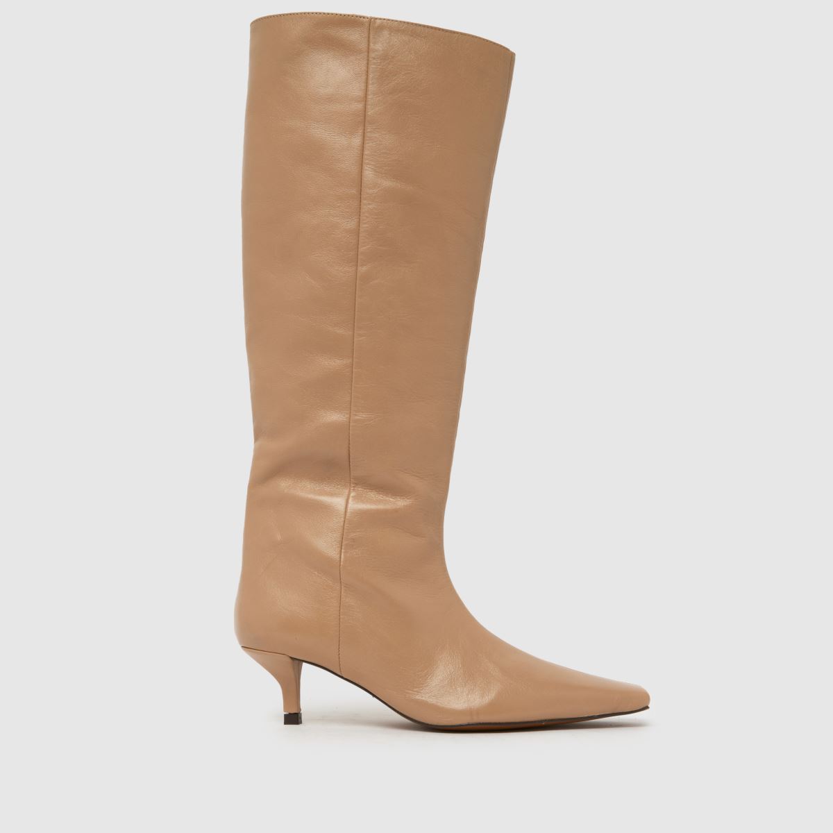 schuh  Darce Leather Wide Leg Knee in Natural schuh  Darce Leather Wide Leg Knee in Natural