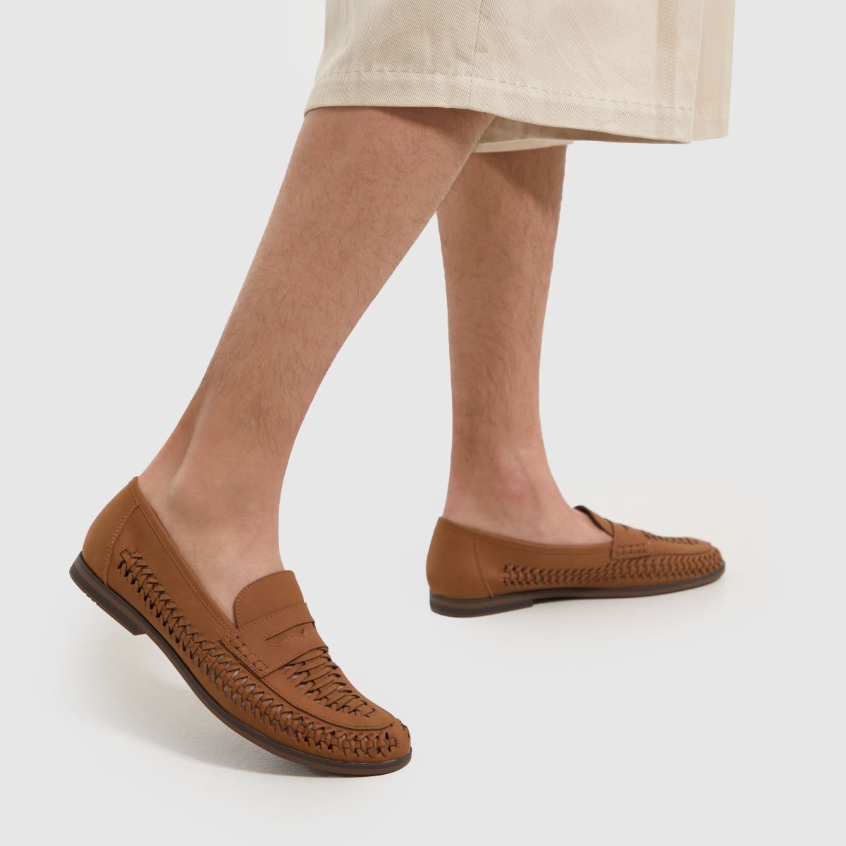 schuh  Reem Woven Loafer in Tan schuh  Reem Woven Loafer in Tan