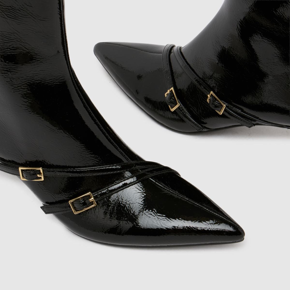 schuh  Beckett Buckle Kitten in Black schuh  Beckett Buckle Kitten in Black