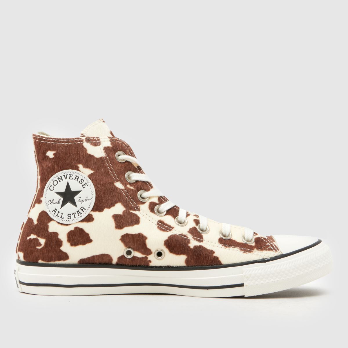 Converse  All Star Hi Winterluxe Cow in Multi Converse  All Star Hi Winterluxe Cow in Multi