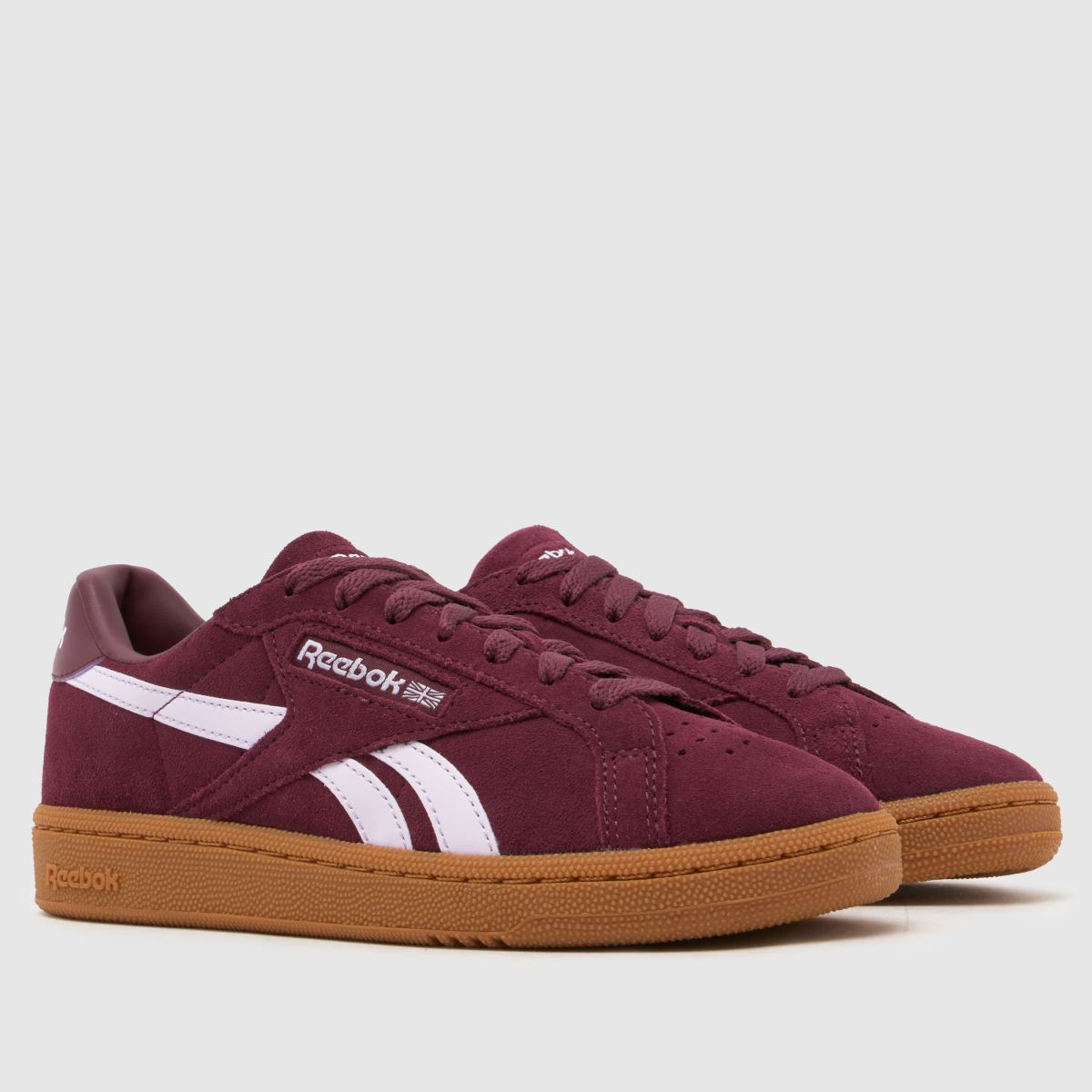 Reebok  Club C Grounds in Burgundy Reebok  Club C Grounds in Burgundy