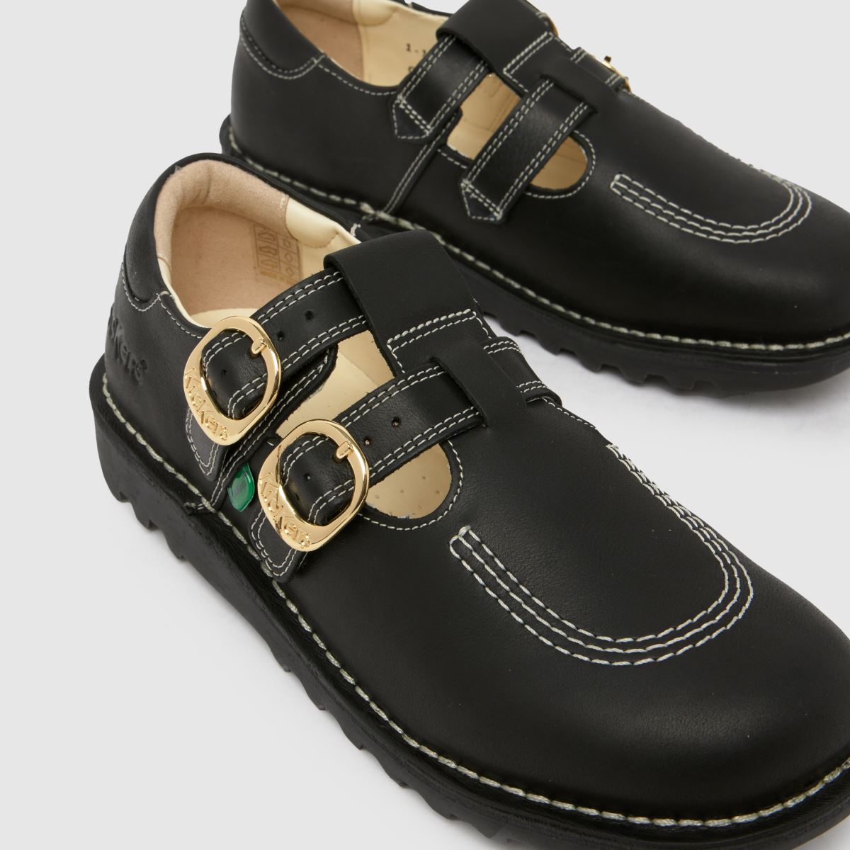 Kickers Classics  T-Bar Goldie in Black Kickers Classics  T-Bar Goldie in Black