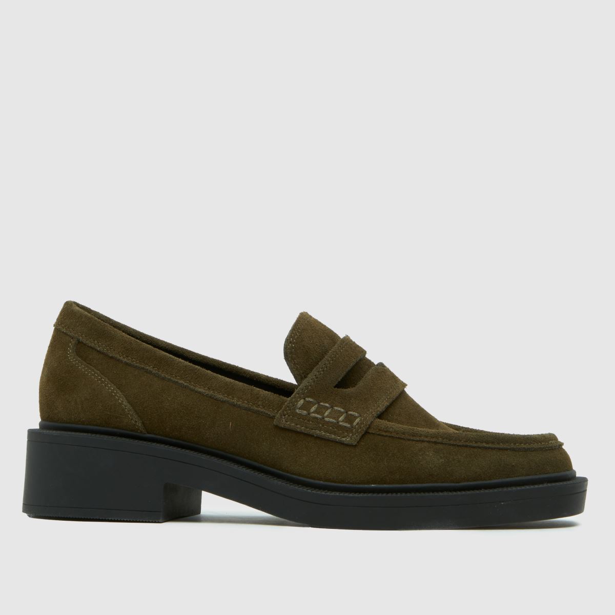 schuh  Leighton Loafer in Khaki schuh  Leighton Loafer in Khaki