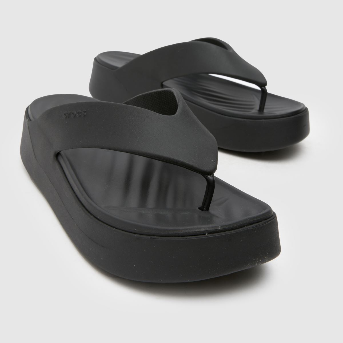 Crocs  Getaway Platform Flip in Black Crocs  Getaway Platform Flip in Black
