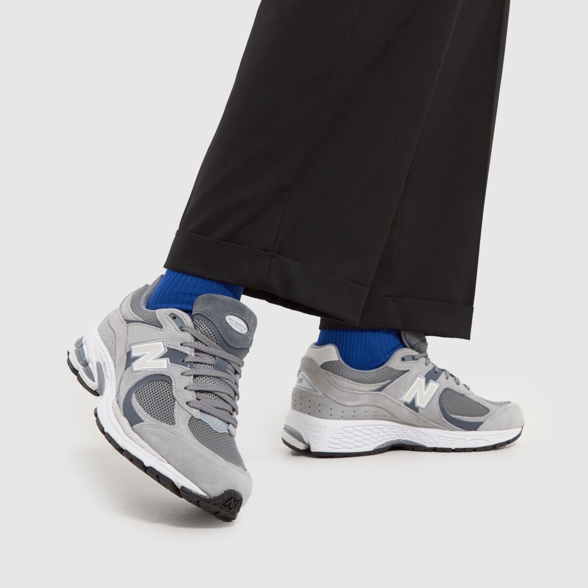 New Balance  2002R in White & grey New Balance  2002R in White & grey