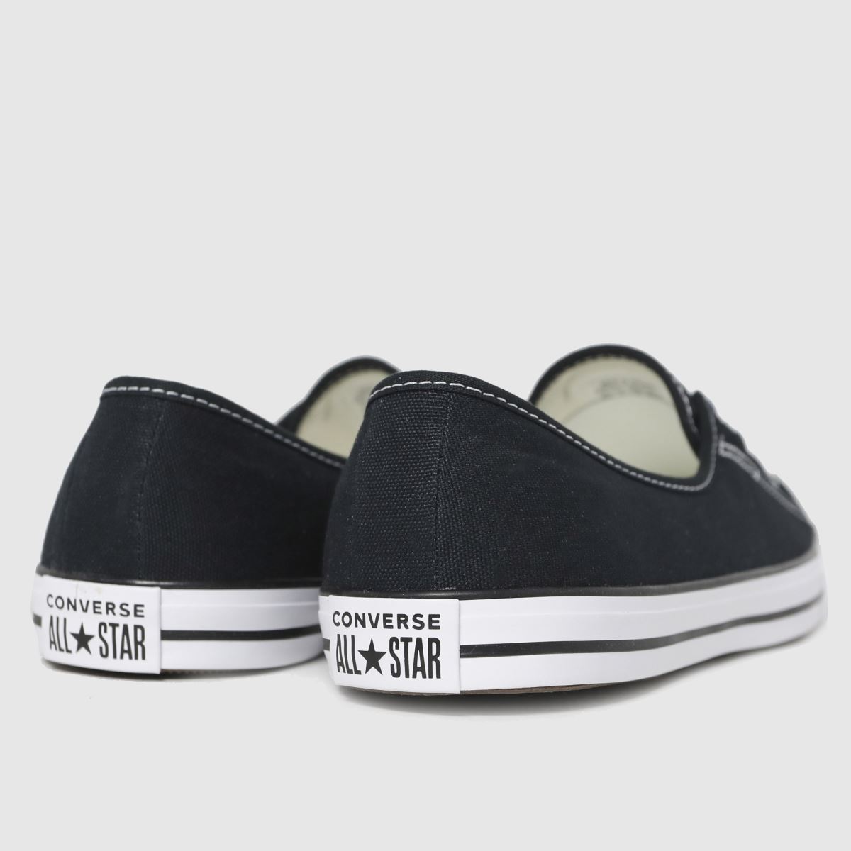 Converse  All Star Ballet Lace Slip in Black Converse  All Star Ballet Lace Slip in Black